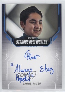 2023 Star Trek Strange New Worlds Season 1 Inscription Chris River Auto 9pa