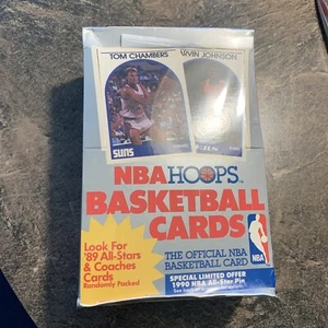 1989-90 NBA Hoops Series 1 Sealed Wax Box 36 Packs David Robinson RC? SP Rare - Picture 1 of 8