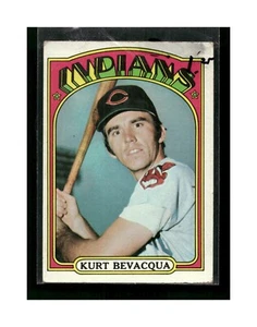 Kurt Bevacqua RC 1972 Topps #193 Rookie Cleveland Indians - Picture 1 of 4