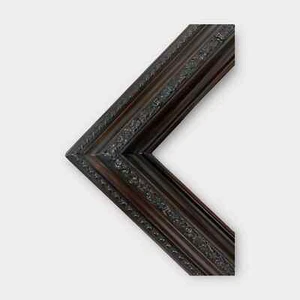 24 x 30 In Stock-Classic compo ornate wood frame, DARK WALNUT, vintage frame - Picture 1 of 11