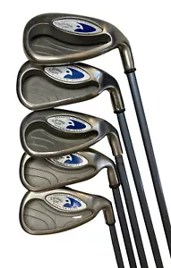 Callaway Hawk Eye Tungsten Injected Titanium Iron Set 5,6,8,9,P Firm Flex RH - Picture 1 of 14
