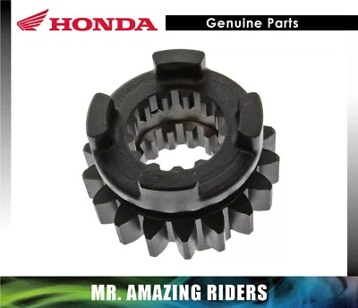 Eje principal de transmisión Honda OEM TERCERA MARCHA 18T 2004-2005 TRX450R 23441-HP1-670 Foto 1 de 2
