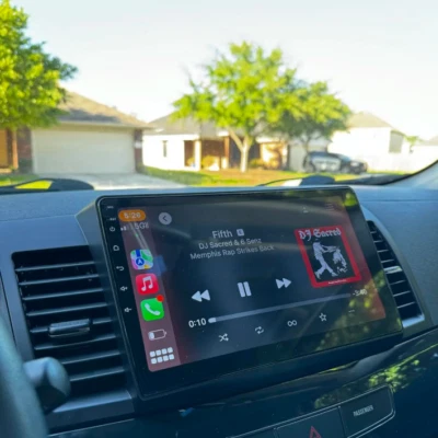 For Mitsubishi Lancer 2008-2013 Android 12 Car Stereo Radio GPS Apple Carplay - Image 1 of 4