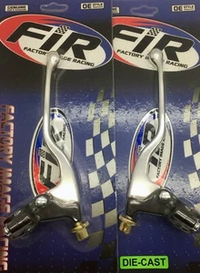 Clutch & Brake Lever Twin Shock Drum Brake Pair Cable Long Lever Pull EVO MX - Picture 1 of 2