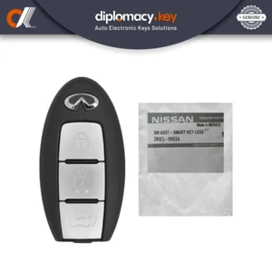 Infiniti QX60 2014 Genuine Smart Remote Key 3 Buttons 433MHz 285E3-9NB3A - Picture 1 of 3