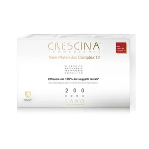 LABO CRESCINA PLATE-LIKE COMPLEX 12 Trattamento Capelli 200 UOMO 10+10 Fiale - Picture 1 of 1