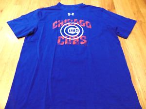 NEW UNDER ARMOUR MLB CHICAGO CUBS PERFORMANCE T-SHIRT SIZE L