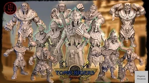 Grabkönige - Khemri. Harzdruckte Fantasy-Fußballmannschaft entworfen von Torchlight - Bild 1 von 5