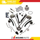 Timing Chain Kit Cam Phaser Vct Selenoid Oil Water Pump Fit 04-10 Ford 5.4L 24V