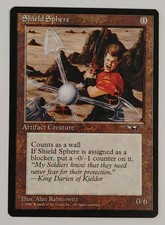 MTG Alliances Shield Sphere ~ NM Unplayed Condition 1996 Magic The Gathering