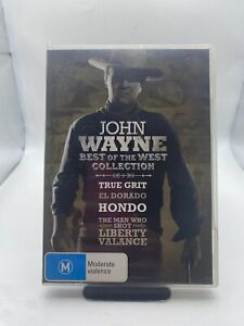 John Wayne Best Of The West Collection DVD 4 Movies Region 4 True Grit El Dorado