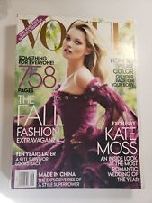 2011 September Vogue Magazine Supermodel Kate Moss