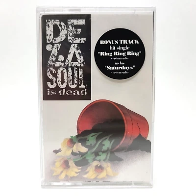 RARE De La Soul - De La Soul Is Dead Cassette 1991 White French Import SEALED - Image 1 of 4