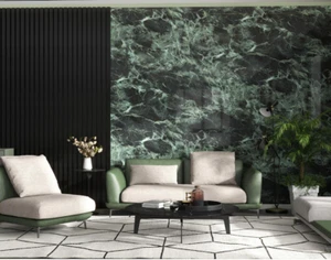 Emerald Dark- gold gloss Porcelain tiles 1800x900mm - Picture 1 of 3