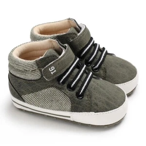Classic Baby Boy Girl Crib Shoes Infant Sneakers Casual Shoes Newborn Baby Shoes - Picture 1 of 20