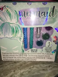 Shine Out Loud Ocean Child Mermaid Glitter Hair Kit Hair Chalk & Shimmer Set NEW - Picture 1 of 2