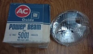 GM NOS GUIDE POWER BEAM HI BEAM HEAD LIGHT CHEVY,FIREBIRD,CHEVELLE, GTO, IMPALA - Picture 1 of 4