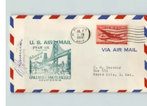 U.S. AIRMAIL, Phoenix, Arizona, Oakland & San Francisco, ca 1947 - Bild 1 von 1