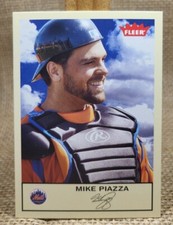 2005 Fleer Mike Piazza HOF Baseball Card #46 New York Mets FREE S&H