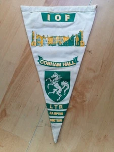 I O.F. Cobham Hall. L.T.R. Camping Section. Vintage Pennant - Picture 1 of 6