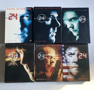 24 - Series Season 1-6  DVD  Set - Kiefer Sutherland 1 2 3 4 5 6 - Picture 1 of 4