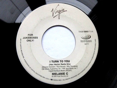 Melanie Mel C The Spice Girls - I Turn To You jUKEBOX Promo  - EX+ 45 RPM RECORD Foto 1 de 4
