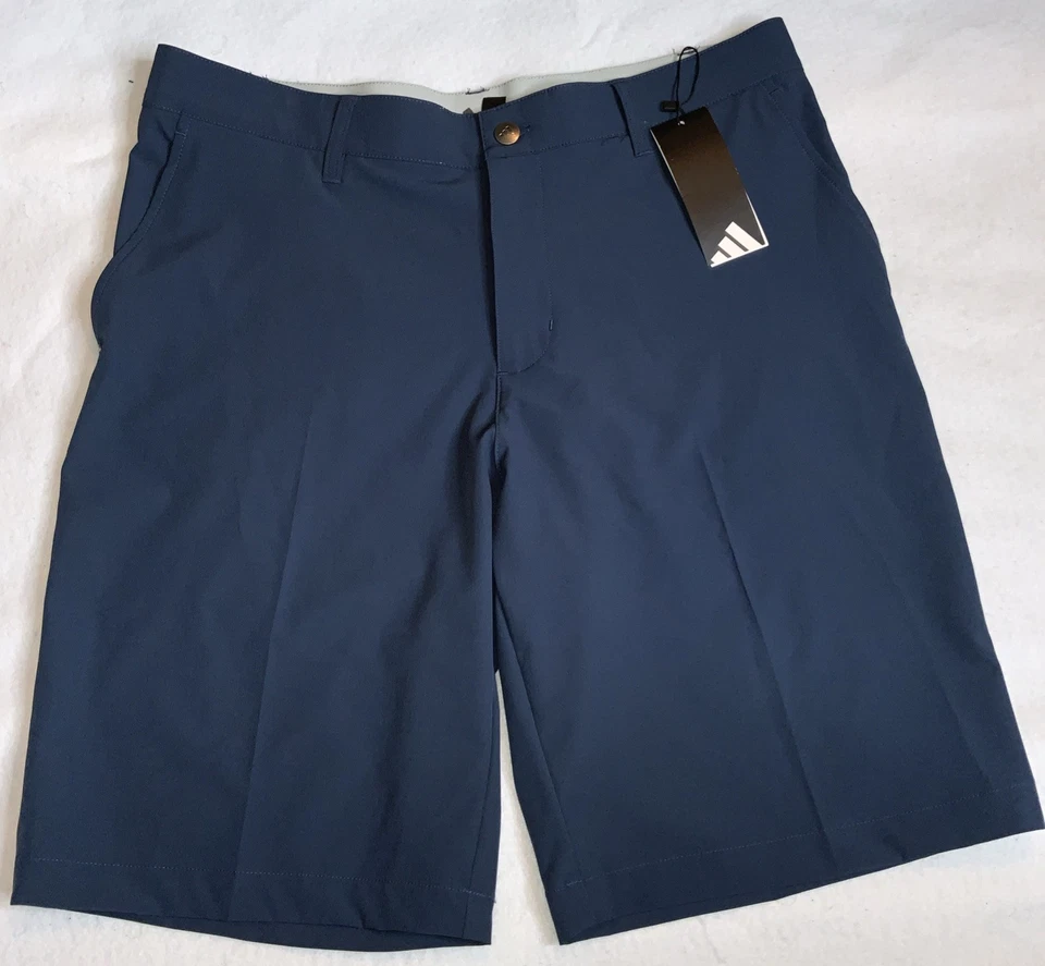 Adidas Men's Woven Golf Shorts 10" Inseam Crew Navy Style ADVS19R722 Size 34