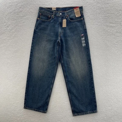 Jeans Levis Para Hombres 34x32 Azul 578 Sueltos Lavado Medio Denim Y2K Patinador Pierna Ancha Años 90 Foto 1 de 4