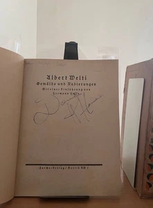 Albert Welti Hermann Hesse Signed Book - Bild 1 von 1