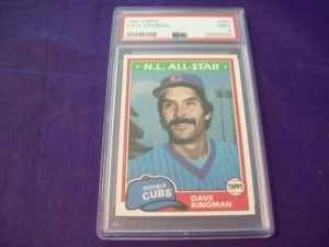1981 TOPPS #450 DAVE KINGMAN PSA 9 - Foto 1 di 2