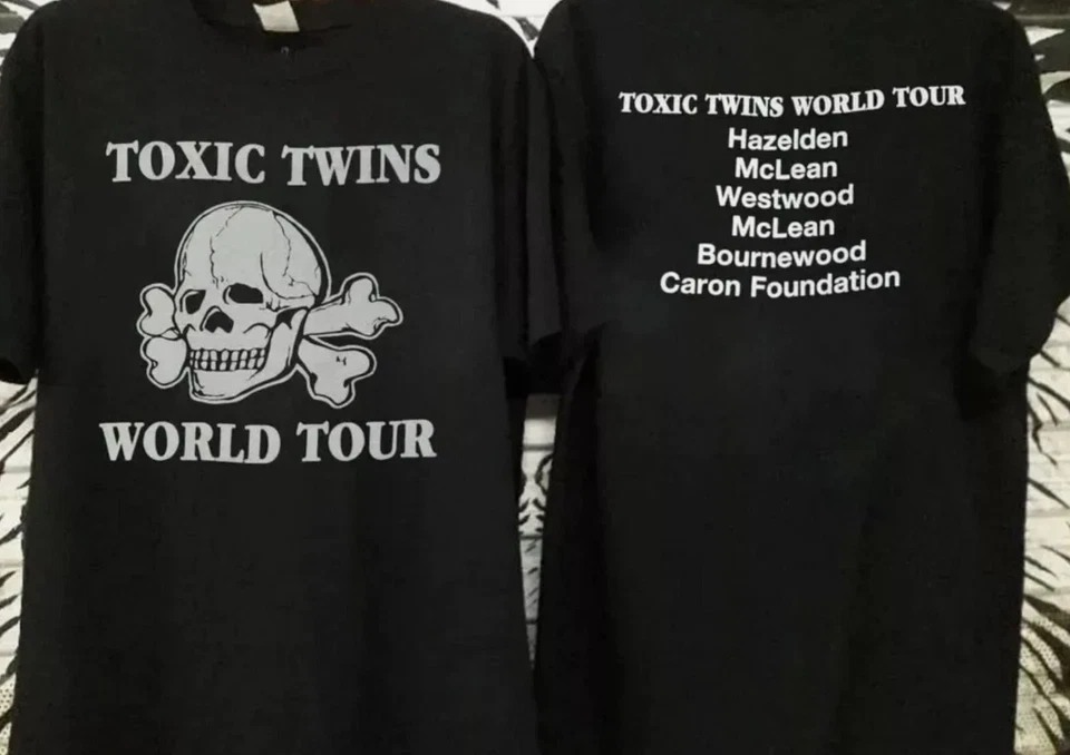 Vintage 80s Aerosmith Toxic Twins Tour T-Shirt, Toxic Twins T-Shirt - Image 1 of 4
