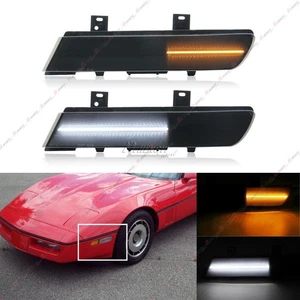 Seitenblinker Positionsleuchte Blinker Gelb Weiß für Chevrolet Corvette C4 91-96 - Bild 1 von 10