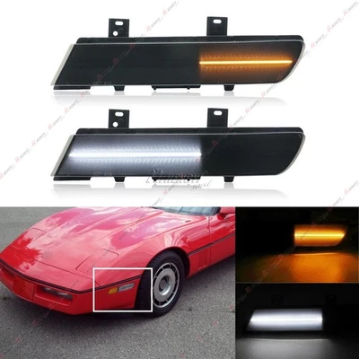 Seitenblinker Positionsleuchte Blinker Gelb Weiß für Chevrolet Corvette C4 91-96 - Bild 1 von 4