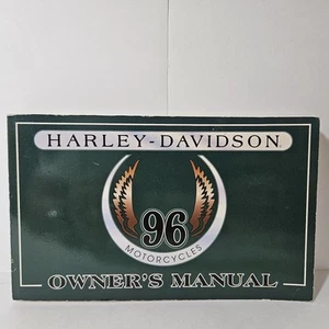 1996 Harley Davidson Owner's Manual OEM P/N 99466-96A Touring Sportster Dyna - Foto 1 di 8