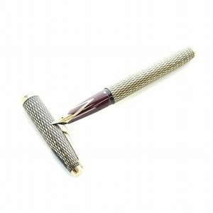 Sheaffer Fountain Pen 14K Gold All-Over Logo Pattern 5" - Picture 1 of 7