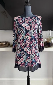Marks and Spencer Women's Multicoloured Spring Blouse Tunic Size 12 - Picture 1 of 5