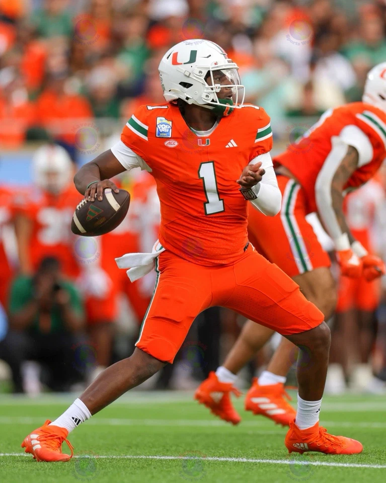 Foto 8x10 CAM WARD Miami Hurricanes Heisman NCAA NFL QB - Imagem 1 de 1