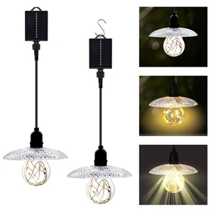 2 Pcs Hanging Solar Lights for Outside 80CM Solar Hanging Lights Outdoor Pend... - Picture 1 of 7