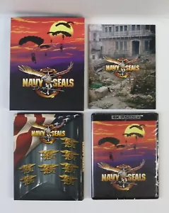 Navy Seals (4K UHD•Blu-ray, 1990) Vinegar Syndrome w/Slipcover•Slipcase•Booklet - Imagen 1 de 6