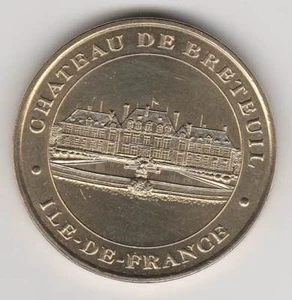 A 2002 TOKEN MEDAILLE MONNAIE DE PARIS -- 78 460 N°1 CHÂTEAU DE BRETEUIL  - Imagen 1 de 2