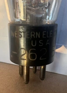 Tube Type 262B Engraved Base Western Electric Test New Fine Driver Fr 350B 300B - Picture 1 of 7