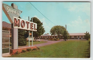 Postkarte Das Shenk's Motel in Hershey, PA. - Bild 1 von 2