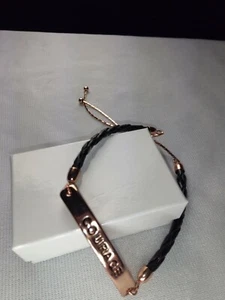 Verstellbares Armband "Courage" Kupferfarben - Neu - Bild 1 von 2