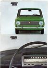 Fiat 124 Saloon 1197cc 1971 UK Market Foldout Sales Brochure Pack