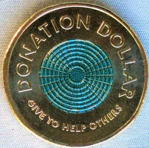 AUSTRALIA /AUSTRALIEN_1 Dollar 2020_Donation Dollar - grün, green_unc_lose - Bild 1 von 2