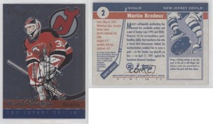 2000-01 Topps Heritage Chrome /555 Martin Brodeur #2 HOF