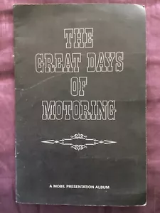 Vintage Mobil Presentation Card Album-The Great Days of Motoring(1966) - Picture 1 of 6