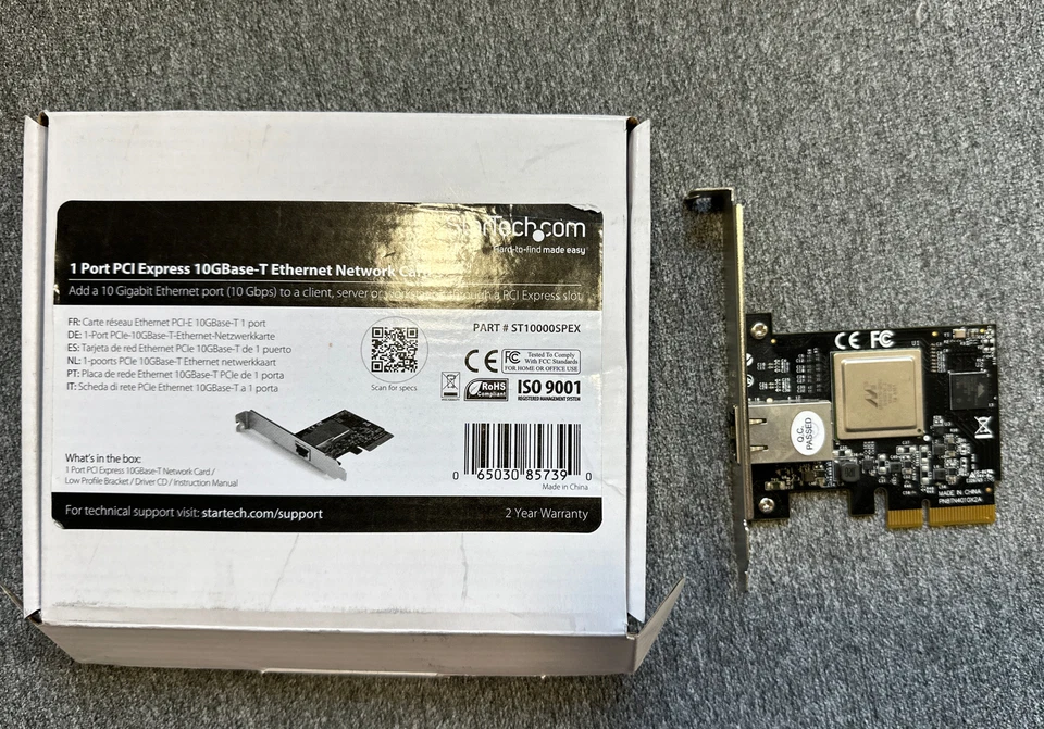 Startech 1 Port PCI Express 10GBase-T Ethernet network card - Immagine 1 di 3