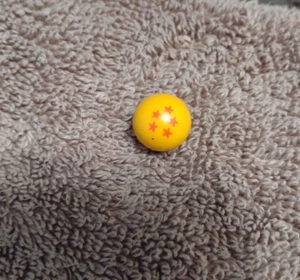 Bandai Irwin & Jakks Dragon Ball Z Figure Accessory 5 Star Yellow Ball 17 - Picture 1 of 2