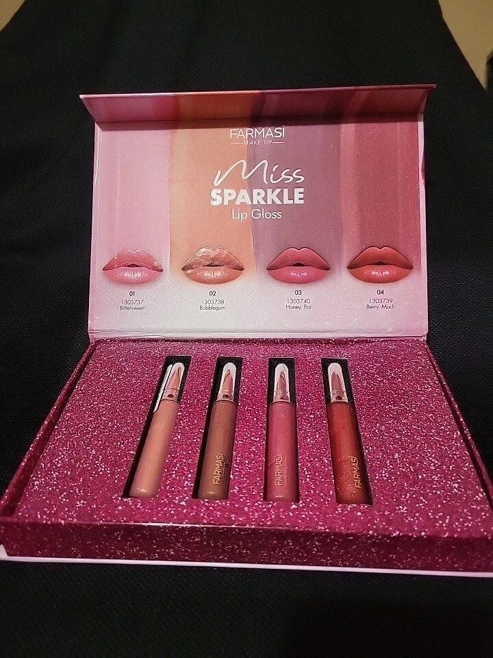 FARMASI MAKE UP MISS SPARKLE LIPGLOSS BLOGGER BOX. NEW & SEALED!!! - Image 1 of 1